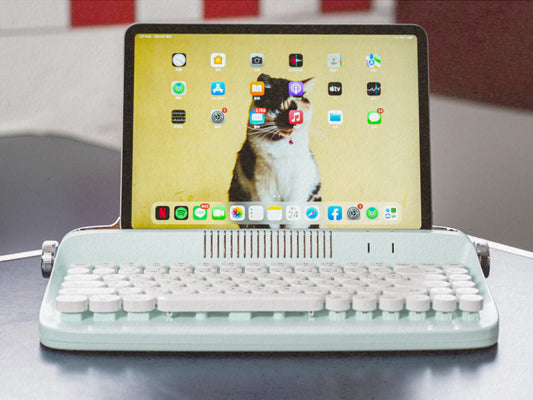 actto 復古打字機鍵盤 迷你款 - 繁中版