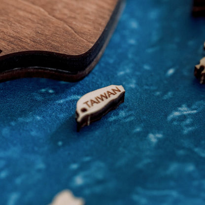 木質世界地圖 - 3D 航海款