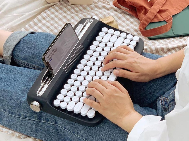 actto 復古打字機鍵盤 迷你款 - 繁中版