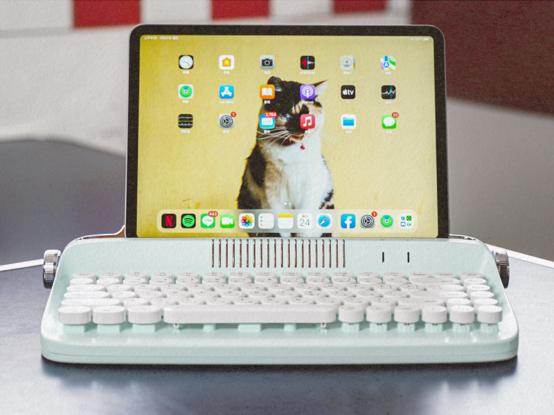 actto 復古打字機鍵盤 迷你款 - 繁中版